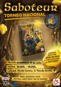 TORNEO CLASIFICATORIO NACIONAL SABOTEUR 2026